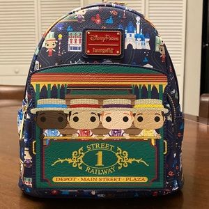 Disney Parks Loungefly Dapper Dans Mini Backpack Main Street U.S.A.